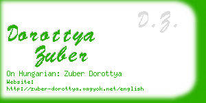 dorottya zuber business card